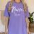 Nursing Student Graduation For Women Nurse Est 2019 Women's Comfort Colors T-Shirt Violet