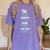 Nursing Student Nurse Life Graduation Shirt Women's Comfort Colors T-Shirt Violet