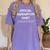 Official College Graduation Shirt Parents Purchase Graduate Women's Comfort Colors T-Shirt Violet