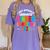 I Officially Graduated Kindergarten Graduation 2024 Women's Comfort Colors T-Shirt Violet