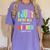 I Officially Graduated Kindergarten Graduation Class Of 2022 Women's Comfort Colors T-Shirt Violet
