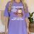 Owl Elementary Graduation Shirt-6th Grade Graduation Women's Comfort Colors T-Shirt Violet