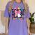 Peace Out 2nd Grade Graduation Last Day School Second Grade Women's Comfort Colors T-Shirt Violet