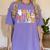 Peace Out Third 3rd Grade Graduation Graduate Class Of 2025 Women's Comfort Colors T-Shirt Violet