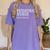 Pediatric Nurse 2018 Graduation RN Nurse Idea Women's Comfort Colors T-Shirt Violet