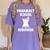 Pharmacy School Survivor PharmD Graduation T-Shirt Women's Comfort Colors T-Shirt Violet