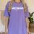 PHD Graduation Doctoral I Survived My Husbands Doctorate Women's Comfort Colors T-Shirt Violet
