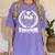 PhD Survivor Doctorate Graduate Shirt Graduation Women's Comfort Colors T-Shirt Violet