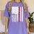 PhD Survivor Graduation American Flag Shirt Degree Tee Women Kids Men Women's Comfort Colors T-Shirt Violet