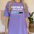 Physical Therapist Progress Graduation T-Shirt Women's Comfort Colors T-Shirt Violet