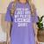 Pilots License In Training Future Flight School Graduation Women's Comfort Colors T-Shirt Violet