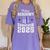 Police Academy Survivor 2025 Graduation Police School Women's Comfort Colors T-Shirt Violet