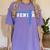 Powerlifting Senior 2025 Class Of 2025 Graduation Party 23 Women's Comfort Colors T-Shirt Violet