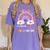 Pre k Graduation Class 2025 Graduate Pre-k Rainbow Girls Women's Comfort Colors T-Shirt Violet