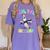 Preschool Graduate Shirt ABC 123 Mic Drop Llama Graduation Women's Comfort Colors T-Shirt Violet