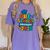 Preschool Graduation 2025 Pre-k Graduate Kids Boys Girls Women's Comfort Colors T-Shirt Violet
