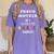 Preschool Graduation Proud Mother Of Class 2018 Women's Comfort Colors T-Shirt Violet