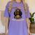 Pretty Educated African American Graduation Class 2024 Women's Comfort Colors T-Shirt Violet