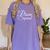 Prom Squad School Graduation Party 2025 Friends Matching Women's Comfort Colors T-Shirt Violet