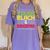 Proud African American Educated Graduation Women's Comfort Colors T-Shirt Violet