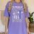 Proud Air Force Mom US Air Force Graduation Mom Women's Comfort Colors T-Shirt Violet