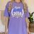 Proud Aunt Of 2018 Graduate Shirt Graduation Grad Women's Comfort Colors T-Shirt Violet
