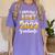 Proud Aunt Of a Class Of 2022 Graduate Graduation 2022 Women Women's Comfort Colors T-Shirt Violet