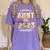 Proud Aunt Of A Class Of 2023 Graduate Graduation Women Women's Comfort Colors T-Shirt Violet