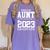 Proud Aunt Graduation Senior 23 Grad Class Of 2023 Women's Comfort Colors T-Shirt Violet
