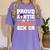 Proud Auntie Of a Basketball Senior 2026 Graduation Gifts Women's Comfort Colors T-Shirt Violet