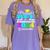 Proud Bff Of Kindergarten Graduate 2024 Graduation Bff Women's Comfort Colors T-Shirt Violet