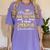 Proud Big Sister Of Two 2024 Graduate Class 2024 Graduation Premium Women's Comfort Colors T-Shirt Violet