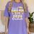 Proud Bonus Mom Of a Class Of 2026 Graduate Graduation 2026 Women's Comfort Colors T-Shirt Violet