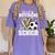 Proud Boyfriend Of A 2026 Senior Soccer Graduation Leopard Women's Comfort Colors T-Shirt Violet