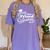 Proud Boyfriend Of A Graduate 2019 Family Graduation Shirts Women's Comfort Colors T-Shirt Violet