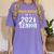 Proud Brother Of a 2021 Senior Shirt Graduation Women's Comfort Colors T-Shirt Violet