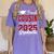 Proud Cousin Of A 2025 Graduate For Graduation Women's Comfort Colors T-Shirt Violet