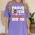 Proud Cousin Of a Football Senior 2026 Graduation Gifts Women's Comfort Colors T-Shirt Violet