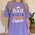 Proud Dad Of A 2018 Graduate Shirt Graduation Grad Class Women's Comfort Colors T-Shirt Violet