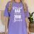 Proud Dad Of A 2018 Senior Graduation T Shirt Women's Comfort Colors T-Shirt Violet