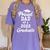 Proud Dad Of a 2022 Graduate Class Of 2022 Graduation Women's Comfort Colors T-Shirt Violet