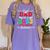 Proud Dad Of A 2023 5th Grade Graduate Graduation Family Women's Comfort Colors T-Shirt Violet