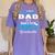 Proud Dad Of 2023 Class Master Graduate Family Graduation Women's Comfort Colors T-Shirt Violet