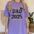 Proud Dad Of a 2025 Senior Graduation Women's Comfort Colors T-Shirt Violet