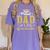 Proud DAD Of a 2026 Graduate Class Senior Graduation Women's Comfort Colors T-Shirt Violet