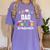 Proud DAD Of A 4th Grade Graduate Graduation 2024 Senior 24 Women's Comfort Colors T-Shirt Violet