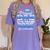 Proud Dad Of 5th Grade Graduate 2025 Elementary Graduation Women's Comfort Colors T-Shirt Violet