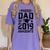 Proud Dad Of A Class 2019 Graduate T Shirt Graduation Women's Comfort Colors T-Shirt Violet