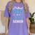 Proud Dad Of A Class 2019 Senior T Shirt Graduation Women's Comfort Colors T-Shirt Violet