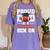 Proud Dad Of a Football Senior 2026 Graduation Women's Comfort Colors T-Shirt Violet